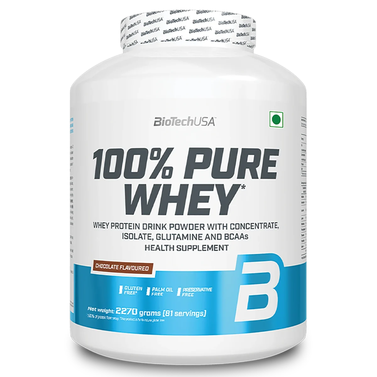 BioTechUSA 100% Pure Whey Protein 2.27 kg Chocolate