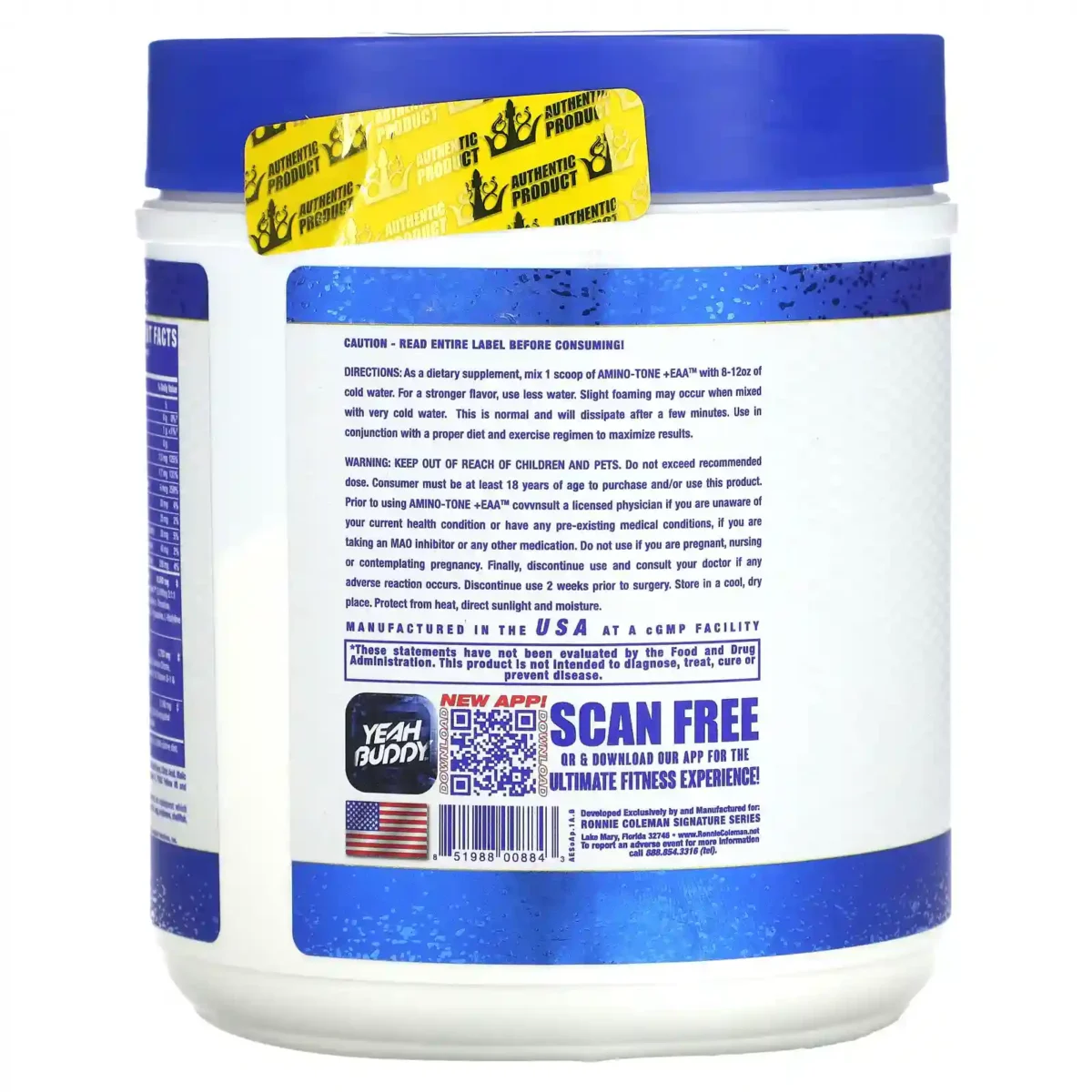 Ronnie Coleman Signature Series Amino Tone EAA 540g Sour Apple