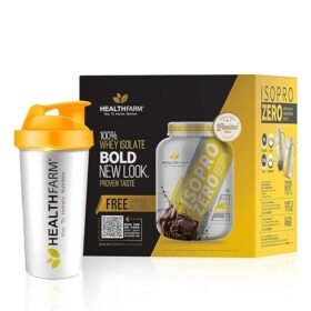 HealthFarm ISO Pro ZERO 100% Whey Protein Isolate 2kg Triple Chocolate