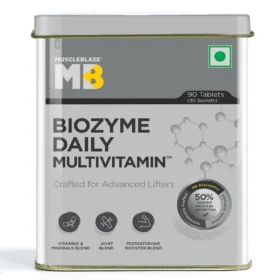 MuscleBlaze Biozyme 5 in 1 Multivitamin 90 tablets
