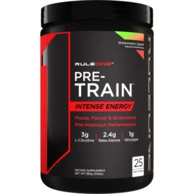 Rule One Pre-Train Intense Energy Pre-Workout 390g Watermelon Splash