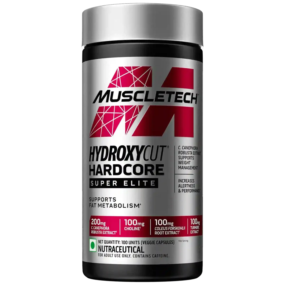 Muscletech Hydroxycut Hardcore Super Elite 100 Capsules