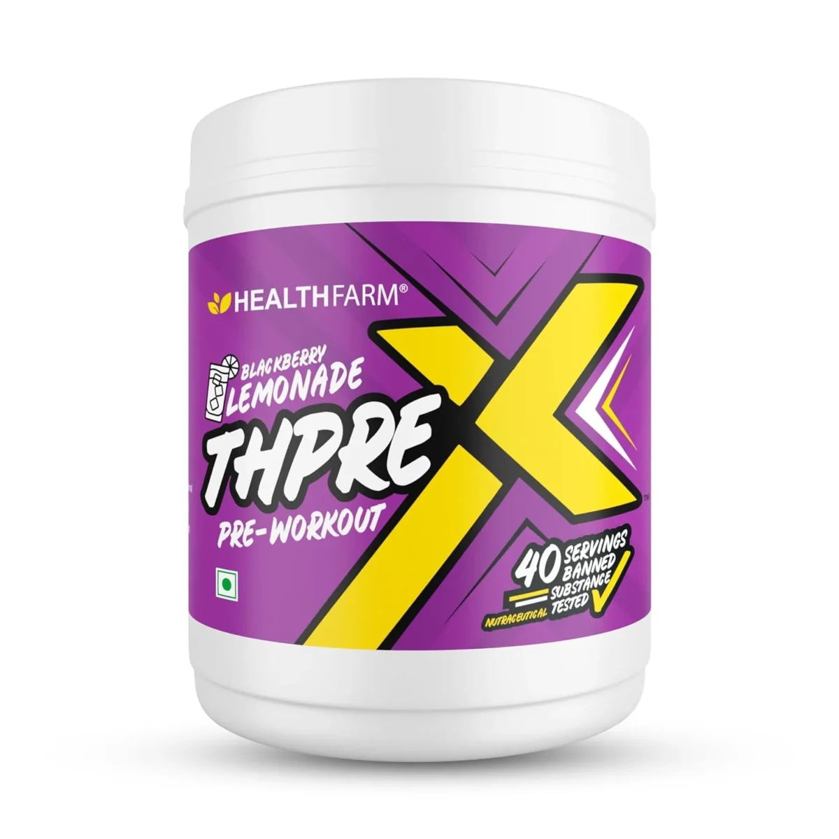 HealthFarm ThPreX Pre-Workout 500g Blackberry Lemonade