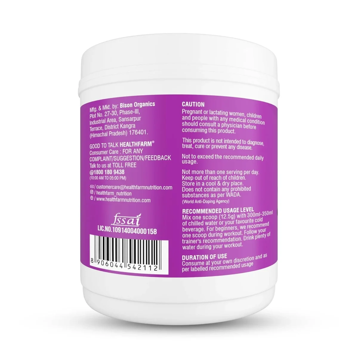 HealthFarm ThPreX Pre-Workout 500g Blackberry Lemonade